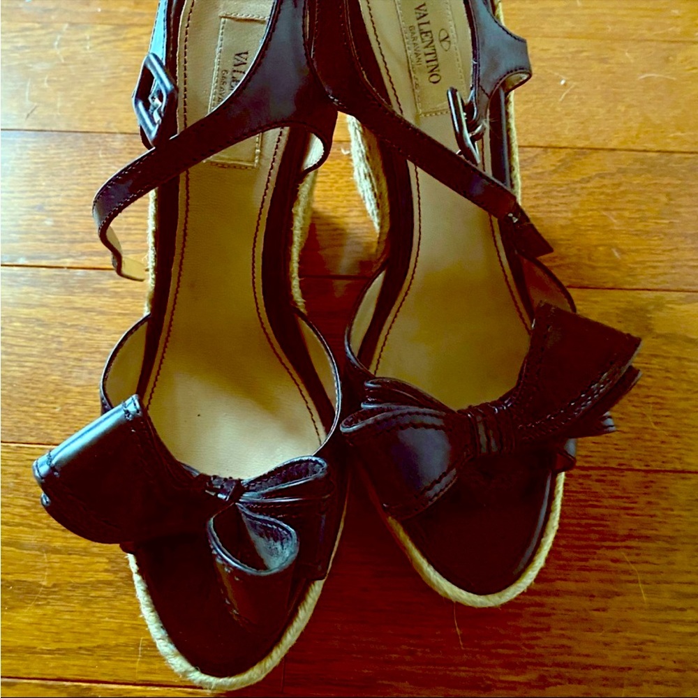 Valentino wedges black
